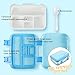 Comfook Lunch Box for Kids, Childrens Bento Box, BPA-Free, Lunch Container with Spoon 5 Compartment Leak Proof Durable for School Picnics Travel (Blue)