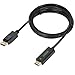 UVOOI DisplayPort to HDMI Cable 4K 10-Feet, Display Port (DP) to HDMI Male to Male Adapter Cable for All DP Modes - Gold-Plated