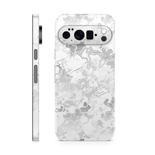 Glossy Glitter Phone Skin Compatible with Google Pixel 10 Pro - Viper Snow - Pr…