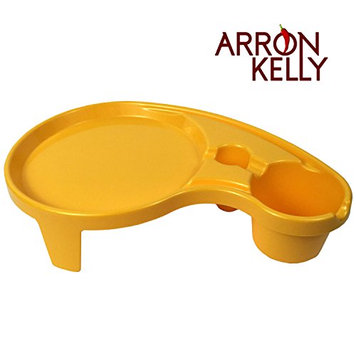 Buy MADE IN THE USA The Party Pal, Dark Yellow Napkin, Utensil, Plate, Drink Holder & Tray