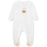 Little Me Clothes for Baby Gender Neutral 100% Cotton Scratch-Free Tag Footed One-Piece Romper Sleeper, Preemie to 9 Months