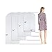 Refrze Garment Bags with Zipper, Garment Cover, 8 Pack Clear Garment Bags, Hanging Garment Bag, Dress Garment Bags for Closet Storage or Travel, Breathable Garment Covers 24'' x 60''/ 8 Pack