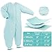 Baby Sleep Sack with Feet Winter - Early Walker Wearable Blanket with Legs for Toddler, Infant Warm Sleeping Bag with Long Sleeve Thicken 2.5 TOG (18-36 Months, Medium)