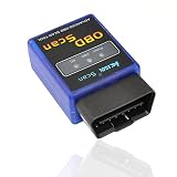iKKEGOL OBD II/ OBD2 Bluetooth Mini V2.1 bluetooth For Multi-brands Works On Android Torque