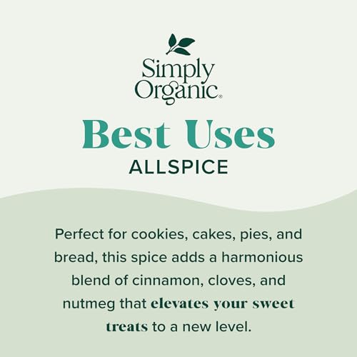 SIMPLY ORGANIC ALLSPICE, ORGANIC, 2.57 OUNCE