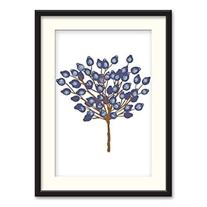 Black Framed Canvas Wall Art Nordic Style Plant Home Artwork Decoration for Living Room, Bedroom - 23x31 inches