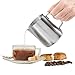 UNEGO 304 Stainless Steel Milk Cup Frothing Pitchers Durable Milk Frother Jug for Espresso Machine Steaming Coffee Latte 12Ounce/350 Ml-Silver(Europa Rounded Spout,NSF Certified)