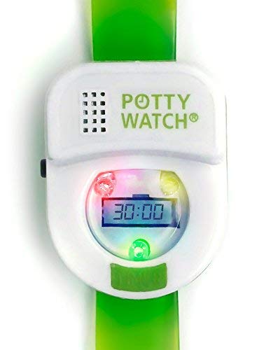 Potty Time: The Original Potty Watch | Newly Improved 2019 ~ Water Resistant | Toddler (Toilet Training Aid, Warranty Included. Auto Timers w/Music & Lights), Green - Thumbnail 2