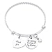 O.RIYA Thank You for Raising The Man of My Dreams Necklace Gift - Stainless Steel, Wedding Gift, Mother of The Groom, Family Tree Charm Rose Gold Plated (Silver)