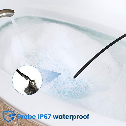 5.5mm Endoscope Camera with Screen, Teslong 0.21inch Ultra Slim