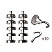 AUTIDEFY Magnetic Hooks,48 Pound Heavy Duty Strong Powerful Hanging Hooks(10 Pack)