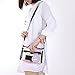 kilofly Women's Purse Small Transparent Shoulder Crossbody Clear Clutch + Wallet