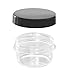 Rubbermaid Brilliance Dressing Storage Container, 1.5 Ounce, Clear, 4 Pack