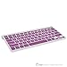 TOP CASE Silicone Cover Skin Compatible with Apple Wireless Keyboard with TOP CASE Mouse Pad (Apple Wireless Keyboard, Purple)