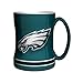 NFL Philadelphia Eagles Sculpted Relief Mug, 14-ounce, Midnight Green