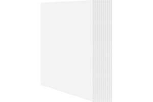 MBC MAT BOARD CENTER Mat Board Center, Pack of 25 Foam Core Backing Boards 1/8" (8x10, White)