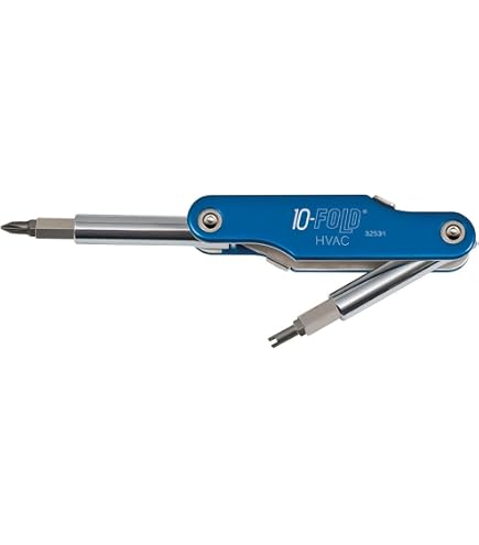 Amazon.com: Klein Tools 32536 10-Fold Screwdriver/Nut Driver, TORX