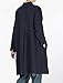 Mordenmiss Women's Cotton Linen Full Front Buttons Jacket Outfit with Pockets Style 1 XL Navy