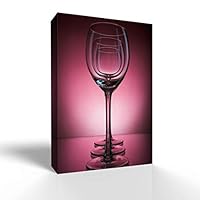 Canvas Wall Art Wine Glass Canvas Prints Home Artwork Decoration for Living Room,Bedroom - 12x18 inches