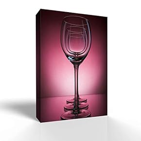 Canvas Wall Art Wine Glass Canvas Prints Home Artwork Decoration for Living Room,Bedroom - 12x18 inches