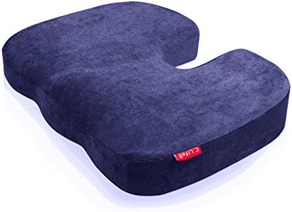 Li Da Sen 100% Pure Memory Foam Luxury Seat Cushion, Orthopedic Design To Relieve Back, Sciatica and Tailbone Pain