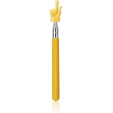 Teacher Pointer Sticks Finger,Pointer for Classroom,Telescoping Hand Pointer, Retractable Classroom Pointer Fingers for Elementary School Kindergarten Teacher,Classroom Supplies (1 PCS, Yellow)