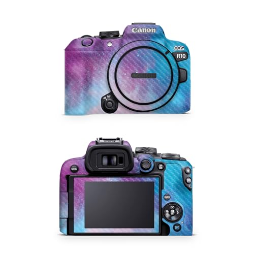 Carbon Fiber Camera Skin Compatible with Canon EOS R10 Camera (2022) - Cotton C…