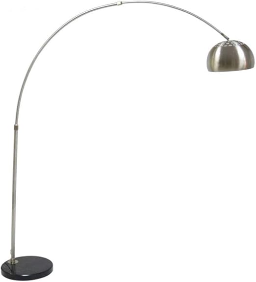 lampara de pie de arco de acero