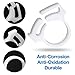 UNC7E 12Pack Sweep Hose Attachment Clamp for Cleaner B15 Replacement, Compatible with Polaris Pool Cleaner 180,280,360,380,480,Polaris Clip b15 Replacement