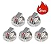 DG64-00473A Burner Control Dail Knob Gas Stove Knob Stainless Steel with Ring by Primeswift Range Oven Knob NX58F5700WS NX58H5600SS NX58H5650WS FX510BGS FX710BGS