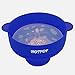 The Original Hotpop Microwave Popcorn Popper, Silicone Popcorn Maker, Collapsible Bowl BPA-Free and Dishwasher Safe- 20 Colors Available (Blue)