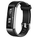 Lintelek Fitness Tracker, Customized Activity Tracker with Heart Rate Monitor, 14 Sports Modes Smart Watch IP67 Waterproof Pedometer for Men, Women and Kids