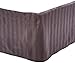 Wrinkle Free - Egyptian Quality Stripe Bed Skirt - Pleated Tailored 14