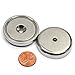 CMS Magnetics Neodymium Cup Magnets with 112 LBS Pull Capacity Dia 1.57