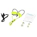 Kaleep G18 Noise Canceling Bluetooth Earhook Headphones with Mic&60 Days Warranty Wireless Sport Earbuds Headset Earclip Earphones In-ear for Running Workout Jogging Driving-Green