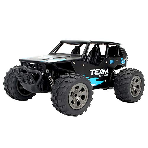 Ranoff 1:18 Remote Control Off Road RC RTR Four-Wheel Drive 2WD Racing Car Truck Off-Road Buggy Toys Toy Gifts (Black)