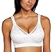 Playtex Women's 18 Hour Smooth N' Stylish Soft Cup Bra US4716, White, 44C