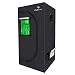 CoolGrows 2x2x4 Feet Small Indoor Mylar Hydroponics Grow Tent (24"x 24"x 48") primary