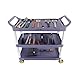 Z GRILLS 3-Shelf Rolling Service Cart