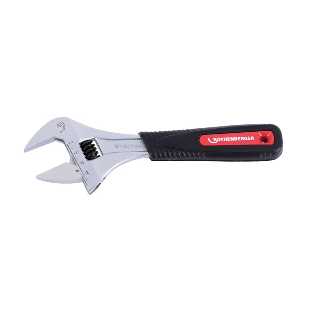 Rothenberger 1500001510 – Adjustable Wrench, Wide Opening 8 inch, SWO