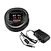 abcGoodefg® 2 Way Radio Ni-MH Ni-CD Li-ion Battery Charging Dock Desktop Charger for Motorola Radios GP328 GP388 HT750 HT1250 MTX950 PRO5350 PTX760 EX500 GL2000