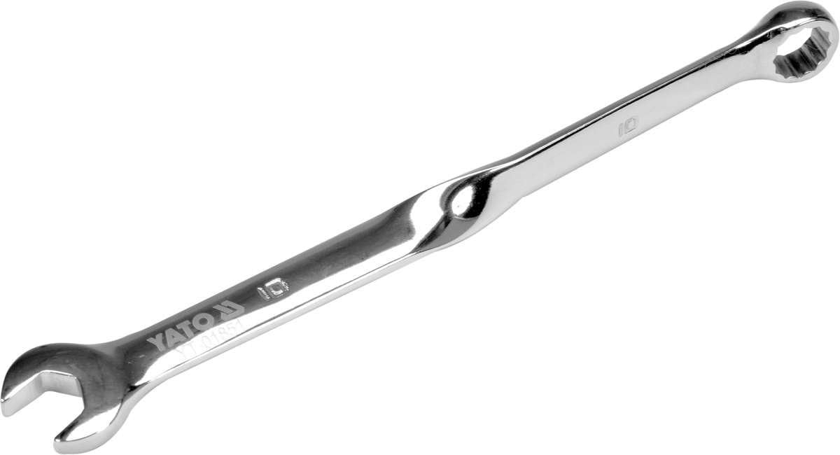 Yato YT-01851, Combination Spanner, Twisted Construction, Size 10mm