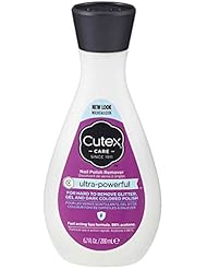 Cutex Ultra-Powerful Nail Polish Remover 6.76 Fl Oz (Pack of 2)