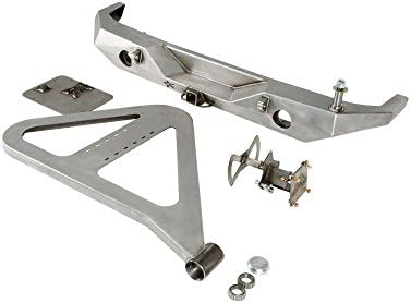Crawler Conceptz Jeep JK Ultra Series Mid Width Rear Bumper With Tabs And Tire Carrier