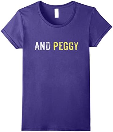 Womens Hamilton And Peggy T-Shirt Small Purple