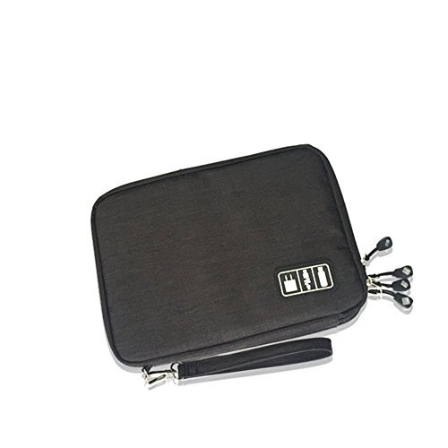 image for Urmiss Waterproof Double Layer Travel Gear Organizer Electronics Acces