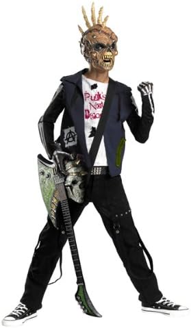 Disguise Punk Creep Gothic Kids Costume As Shown - Child Size 10-12