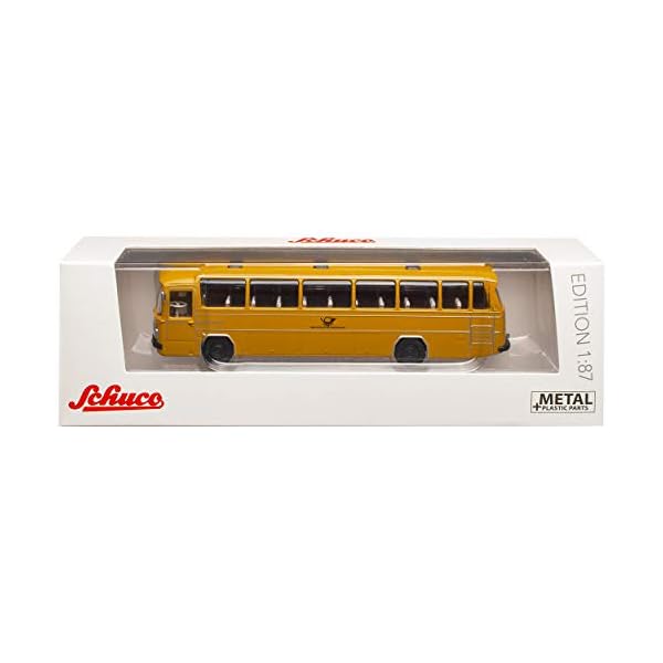 Mercedes-Benz O302 Deutsche Bundes Post Bus Gelb H0 1/87 Schuco Modell Auto – Bild 4