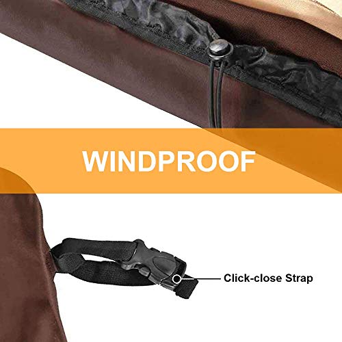 Outdoor Sectional L Shaped Sofa Cover, 104 Inch Patio Furniture Covers