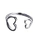 Bamos Jewerly Girls 925 Sterling Silver Ring Herat Set Promise Engagement Wedding Fashion Rings Size 6